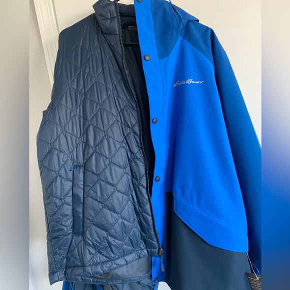 Eddie Bauer Ski-in-1 Jacket - men’s L - Picture 5 of 8